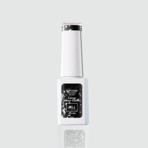 Top Coat - Stor silverglitter