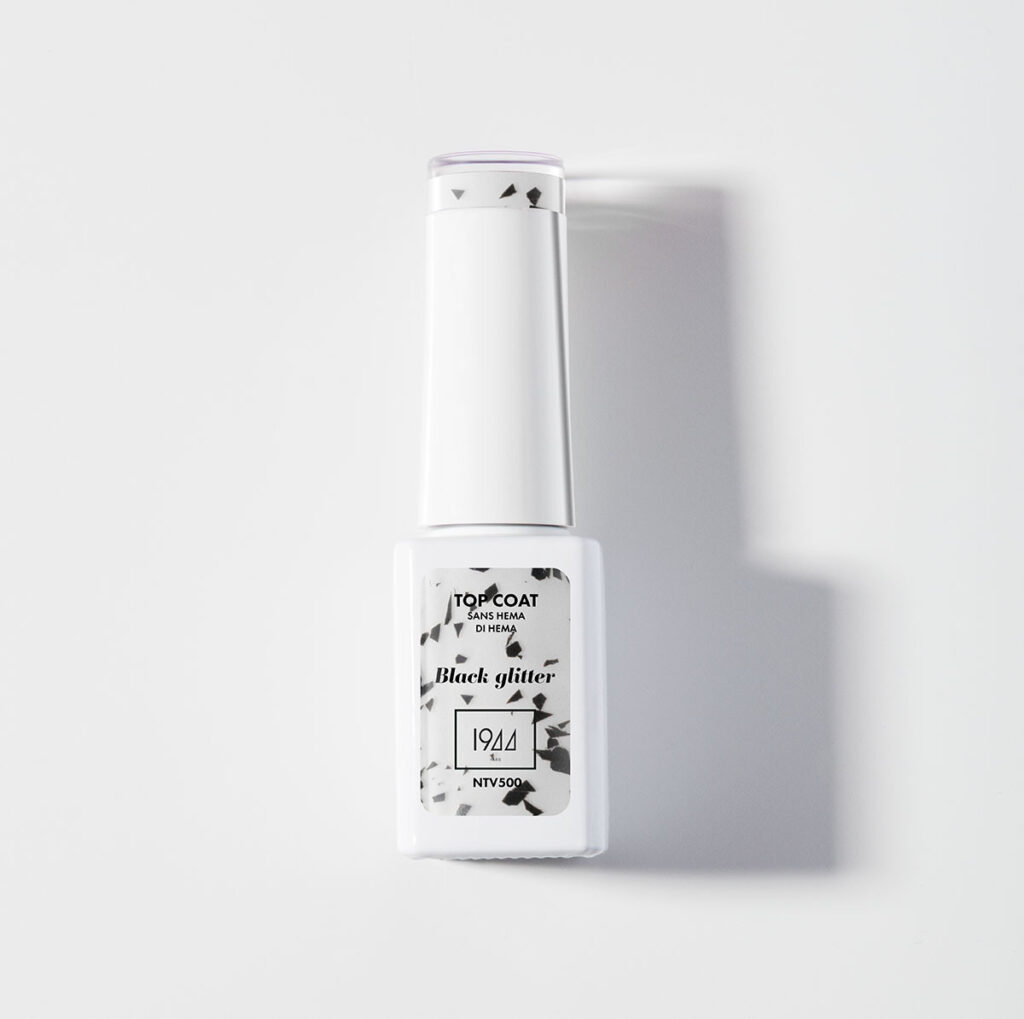 顶层涂层 - 黑色亮片