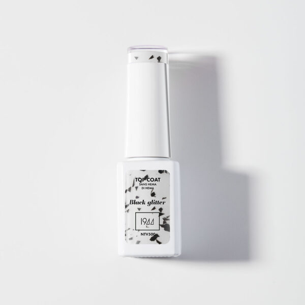 顶层涂层 - 黑色亮片