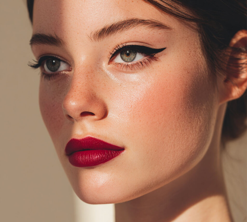 Valentine's Day make-up look Amour Libre lipstick