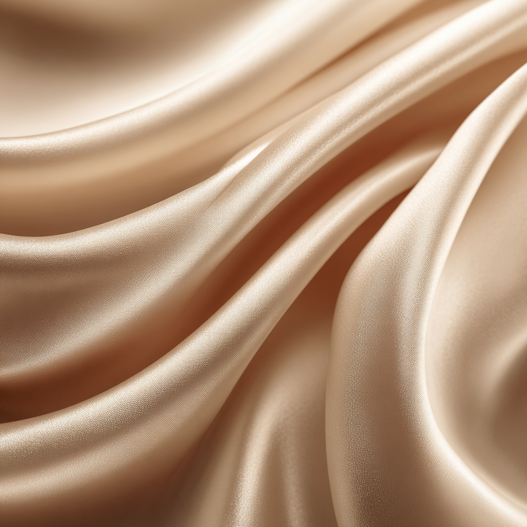 Texture satin nude beige évoquant une seconde peau, inspiration matière et douceur naturelle pour la collection Nude de vernis semi-permanent