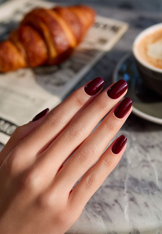 Vernis professionnel bordeaux 1944 Paris – finition brillante