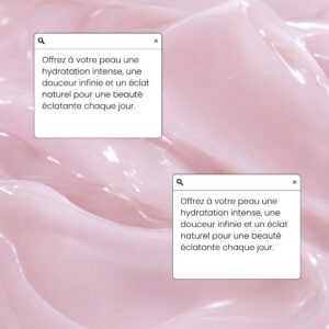 Kết cấu màu hồng của Mặt nạ Hydrogel 1944 Paris mang lại độ ẩm sâu và làn da rạng rỡ