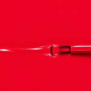 Liquid version of Adrienne vegan nail varnish, bright red shade (ref. 3VN301), 1944 Paris
