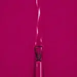 Liquid version of the vegan ‘Virginie’ nail varnish, dark fuchsia shade (ref. 3VN303), 1944 Paris