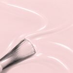 Liquid version of Mathilde’s vegan semi-permanent nail varnish, pale pink shade (ref. NGV104), 1944 Paris