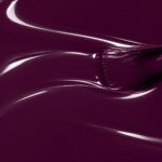 Anaïs vegan semi-permanent nail varnish in liquid form, plum shade (ref. NGV115), 1944 Paris