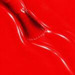 Liquid version of Soline’s vegan semi-permanent nail varnish, red shade (ref. NGV1211), 1944 Paris