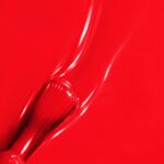 Liquid version of Axelle’s vegan semi-permanent nail varnish, red shade (ref. NGV129), 1944 Paris