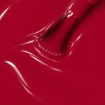 Liquid version of Karine’s vegan semi-permanent nail varnish, red shade (ref. NGV142), 1944 Paris