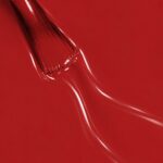 Liquid version of Bertille’s vegan semi-permanent nail varnish, red shade (ref. NGV164), 1944 Paris