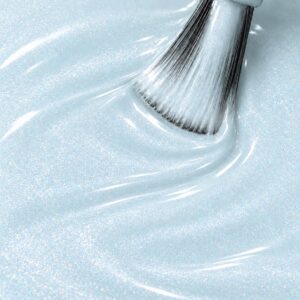 Liquid version of Giulia’s vegan semi-permanent gel, turquoise shade (ref. NGV212), 1944 Paris