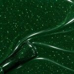 Liquid form of Isaline vegan semi-permanent nail varnish, dark green shade (ref. NGV242), 1944 Paris