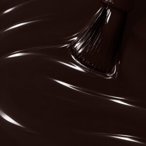 Vernis semi-permanent brun foncé Sienna – Gel Vegan 1944 Paris (réf. NGV271)