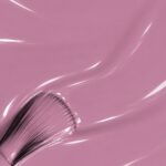 Liquid version of Mélina’s vegan semi-permanent nail varnish, raspberry pink shade (ref. NGV283), 1944 Paris