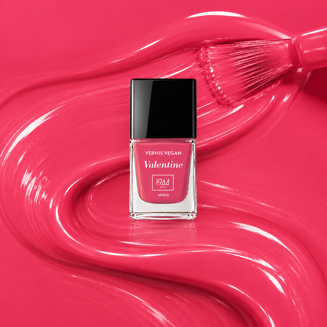 Vernis à Ongles Vegan Valentine Collection RoseUp 1944 Paris