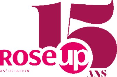 Logo RoseUp Association 15 ans
