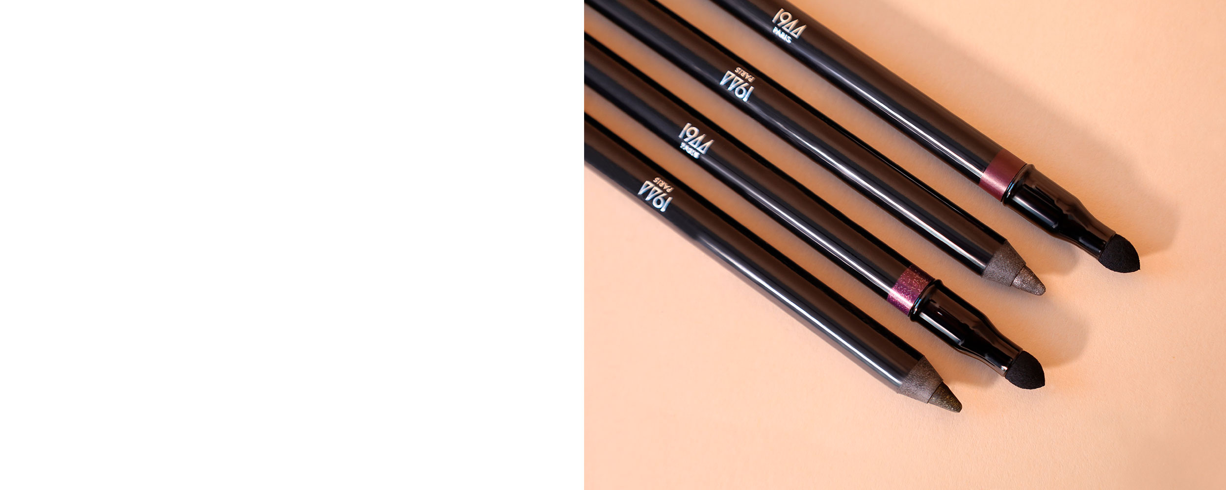 Novedades de maquillaje 1944 Paris: lápices de ojos con punta difuminadora